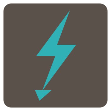 Electric Strike Düz Vektör Sembolü