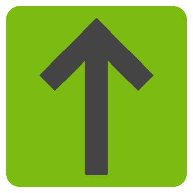 Yukarı Ok Düz Vektör Sembolü