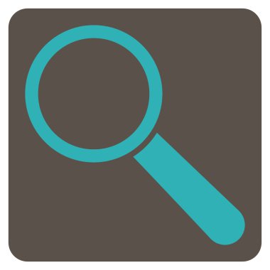 Arama aracı düz vektör piktogram