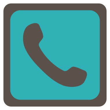 Telefon Düz Vektör Sembolü