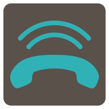 Telefon Zili Düz Vektör Sembolü