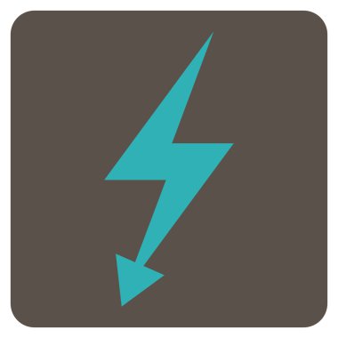 Electric Strike Düz Vektör Simgesi