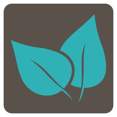 Flora Bitki düz vektör simgesi