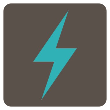 Elektrik Düz Vektör Simgesi