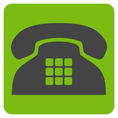 Sesi telefon düz vektör simgesi