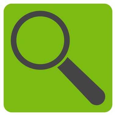 Arama aracı düz vektör simgesi