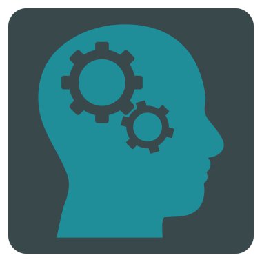 Beyin Dişlileri Düz Vektör Sembolü