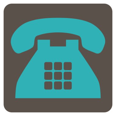 Sesi telefon düz vektör simgesi