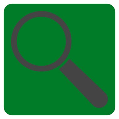 Arama aracı düz vektör simgesi