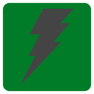 Düz vektör piktogram yürütmek