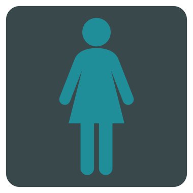 Woman Flat Vector Symbol