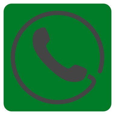 telefon düz vektör simgesi