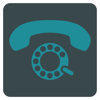 Darbeli aramayı düz vektör piktogram