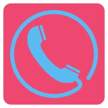 Telefon düz vektör piktogram