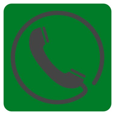 Telefon Düz Vektör Sembolü