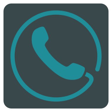 Telefon Düz Vektör Sembolü