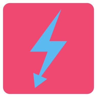 Electric Strike Düz Vektör Sembolü