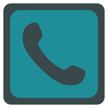 Telefon düz vektör piktogram