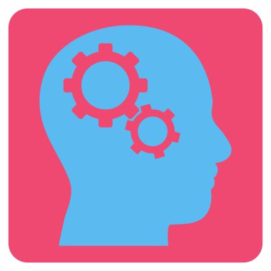 Beyin Dişlileri Düz Vektör Sembolü