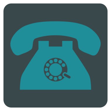 Nabız telefon düz vektör piktogram