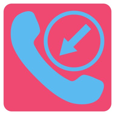 Gelen Çağrı Düz Vektör Sembolü