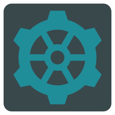 Vites düz vektör piktogram