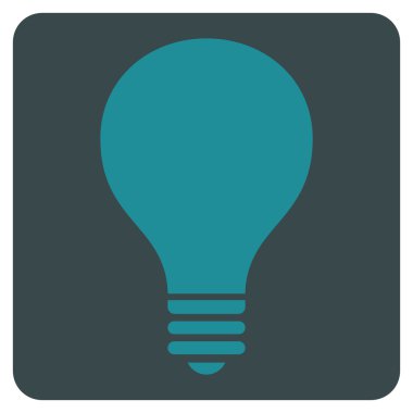 Ampul Düz Vektör Simgesi