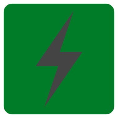 Elektrik Düz Vektör Simgesi