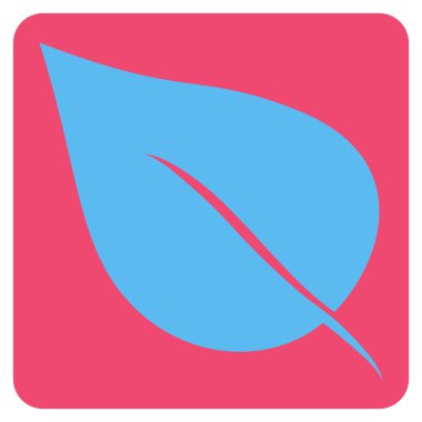 Bitki Yaprağı Düz Vektör Sembolü