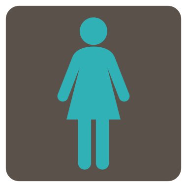 Woman Flat Vector Symbol
