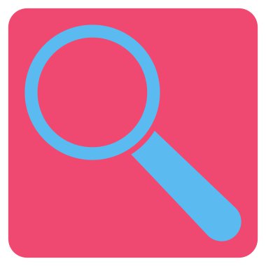 Arama aracı düz vektör simgesi