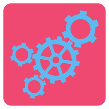 Mekanizması düz vektör piktogram