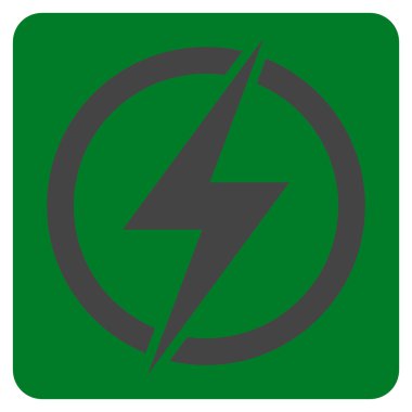 Elektrik Düz Vektör Simgesi