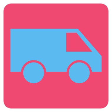 Van düz vektör simgesi