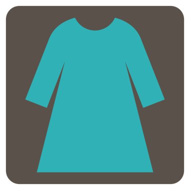 Woman Dress Flat Vector Symbol