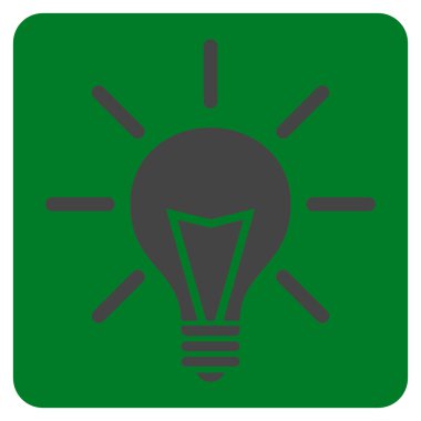 Elektrik Işık Düz Vektör Sembolü