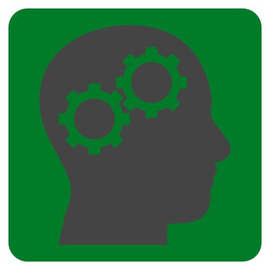 Beyin Dişlileri Düz Vektör Sembolü