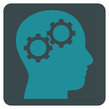 Beyin Dişlileri Düz Vektör Sembolü