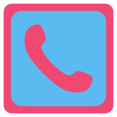 Telefon Düz Vektör Sembolü