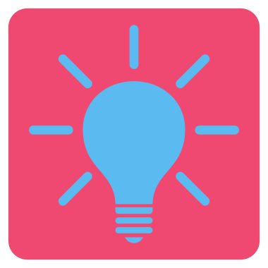 Ampul Düz Vektör Simgesi