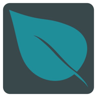 Bitki Yaprağı Düz Vektör Sembolü