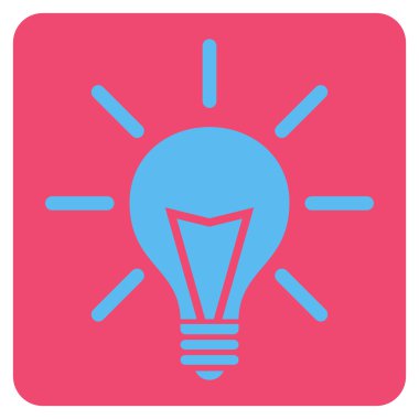 Elektrik Işık Düz Vektör Sembolü