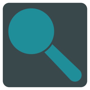 Arama aracı düz vektör simgesi