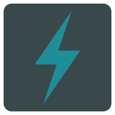 Elektrik Düz Vektör Simgesi