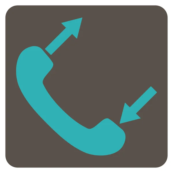 Phone Talking Flat Vector Icon — Stock Vector