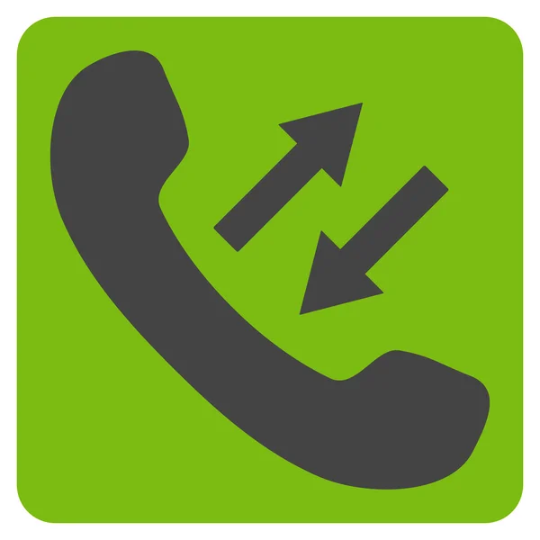 Teléfono hablando plana Vector icono — Vector de stock