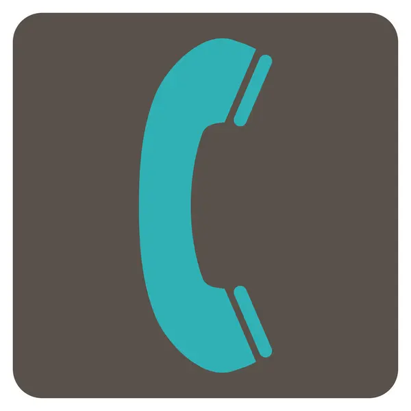 Receptor de telefone Flat Vector Icon —  Vetores de Stock