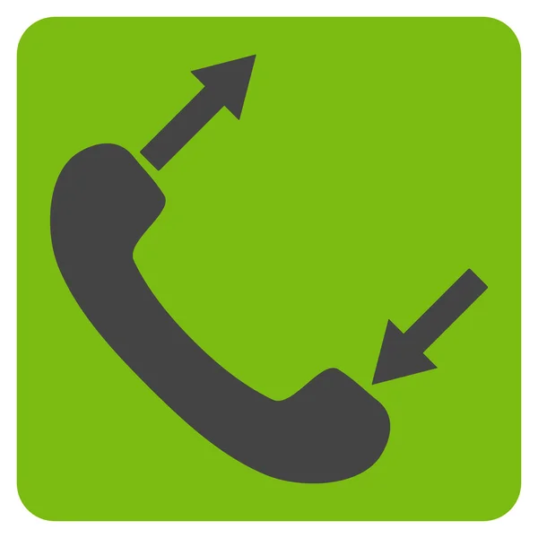 Telefoon praten plat Vector Pictogram — Stockvector