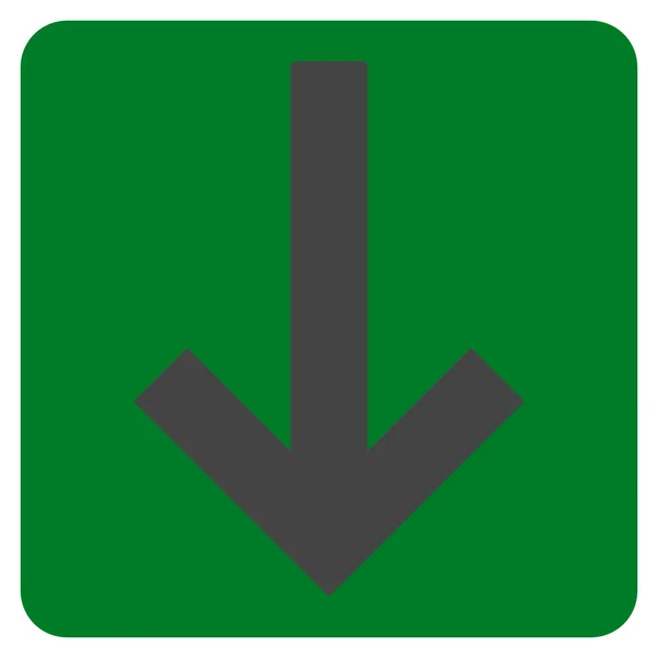 下矢印フラットベクトル記号 — ストックベクタ