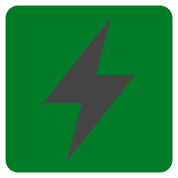 Elektrische staking platte Vector Pictogram — Stockvector